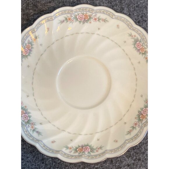 VTG Noritake Knottinghill Saucer Bone China Floral Japan Replacement 4714 NWOT - Picture 4 of 7
